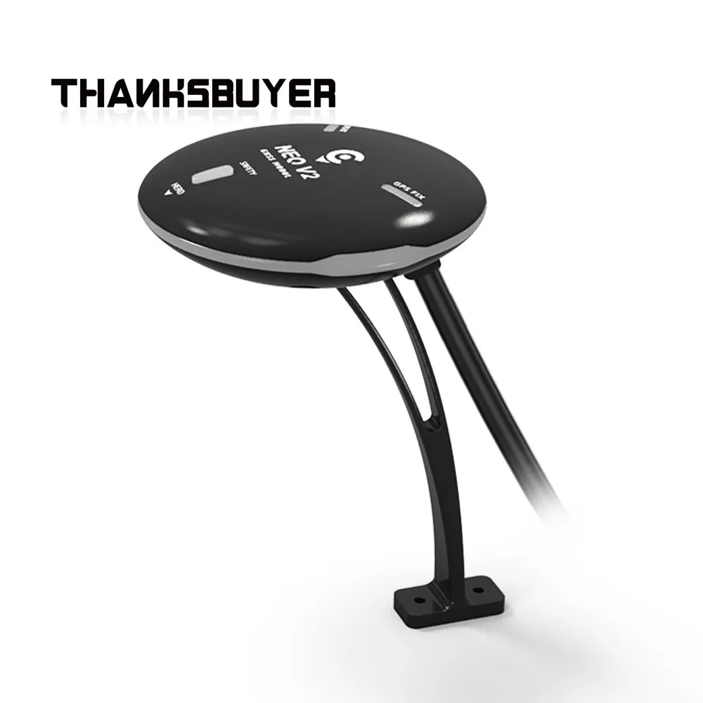 CUAV NEO V2 GPS GNSS Module w/ U-BLOX M8N GPS E-Compass Buzzer LED for V5 Flight Controller V5 New Version