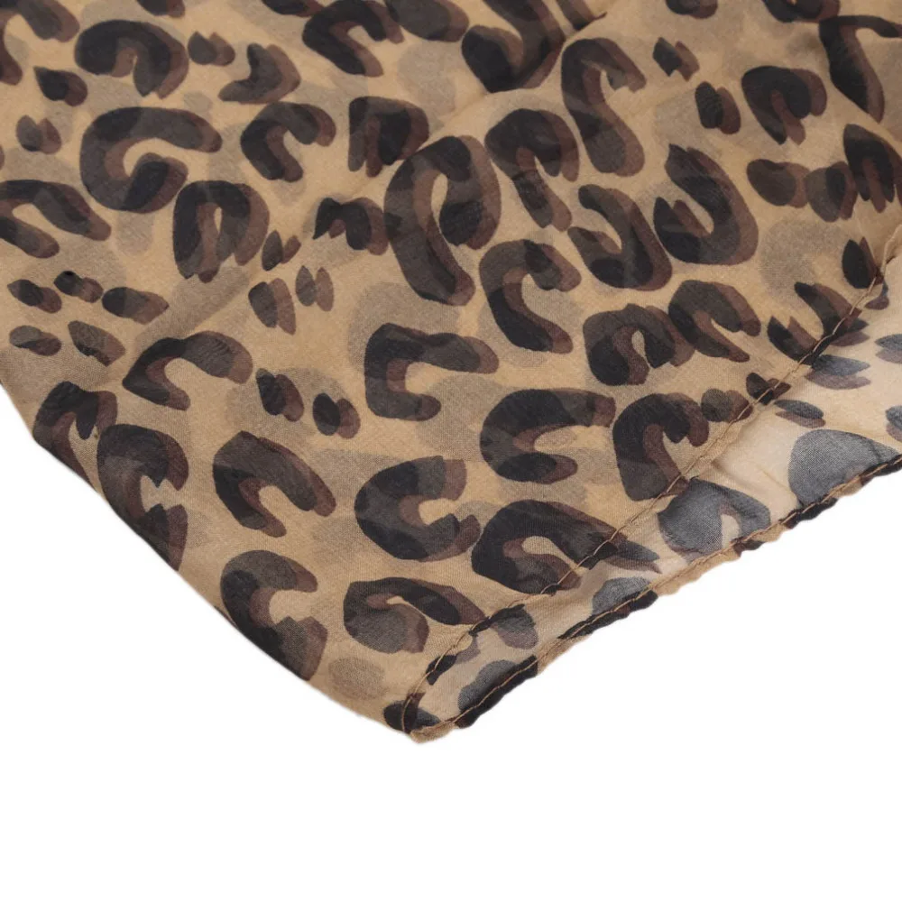 Квадратные шарфы модный дизайн горячий Длинный Сексуальный леопардовый шарф женский теплый животный принт шаль с леопардовым рисунком