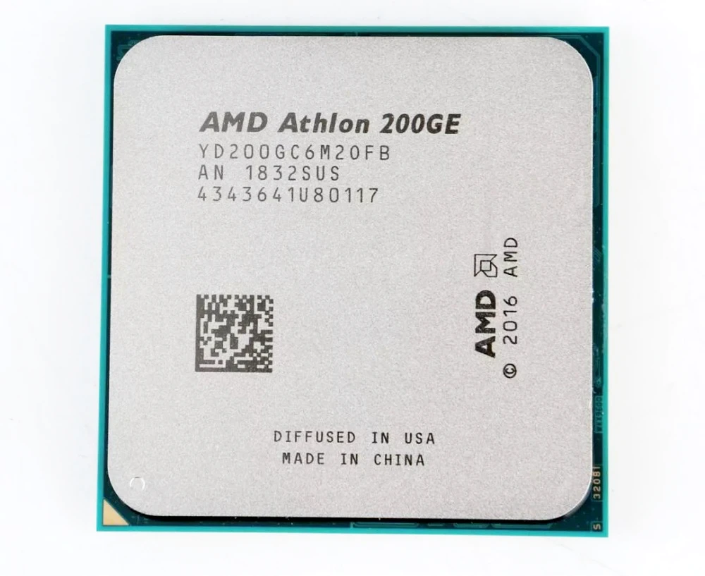 Amd Athlon 200ge X2 200ge 3.2ghz Dual-core Quad-thread Cpu Processor  Yd200gc6m2ofb Socket Am4 Cpus AliExpress