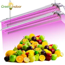 4 шт. 100 Вт Светодиодный светильник для выращивания растений, полный спектр, лампа для выращивания растений в помещении, зеленый тент, фитоламп, выращивание цветов