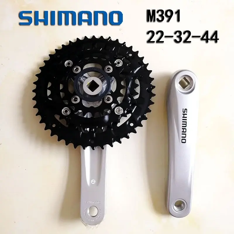 Shimano Acera FC M391 9 скоростной горный велосипед MTB Crankset 44 32 22T 170 мм Серебряный набор