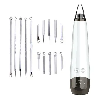 

6-in-1 Blackhead Remover Blackhead Acne with 6 Tips Facial Nose Pore Cleansing Electric Suction Blackhead Acne Pore Cleanser