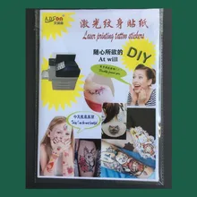 

A4 Art Tattoos Paper DIY Waterproof Temporary Tattoo Skin Paper With Inkjet or Laser Printing Printers For Tatoo Men Children