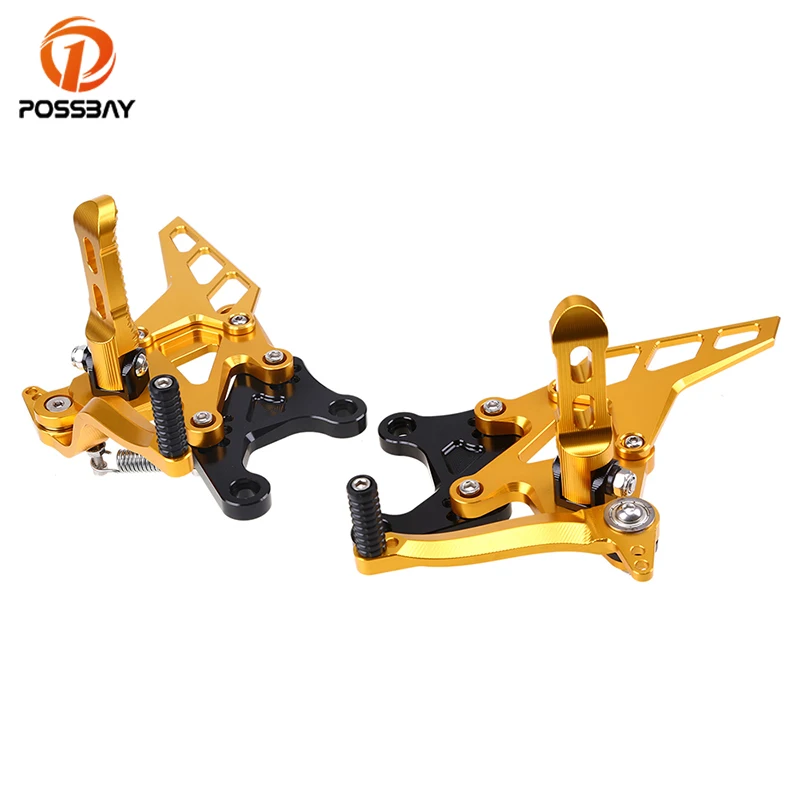 Posbay 6 цветов подставка для ног мотоцикла Rearset Регулируемый скутер Задние подножки