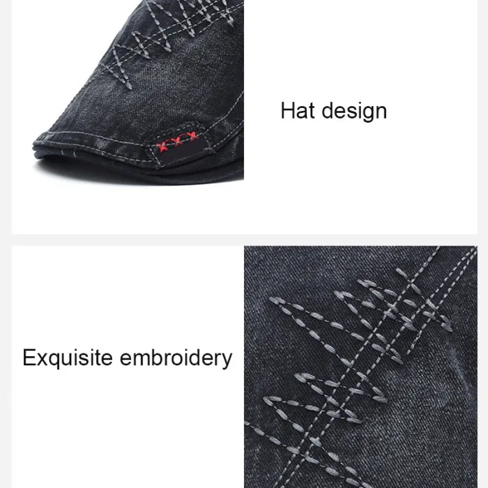 Мужская классическая Кепка из смесового хлопка с острым носком и регулируемой спинкой, Кепка-газетчик IK88