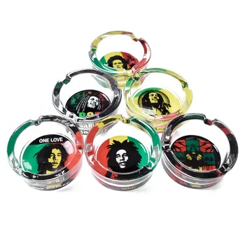 

MINIMUM Ashtray Creative Personality Round Glass Home Office Smokeless Cigarette Cylinder Ashtray Holder Hookah Accessories