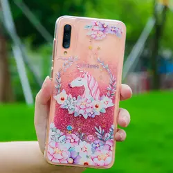 Милый мультяшный жидкий зыбучий песок Capinha чехол для huawei mate 20 Lite 20 X P20 P30 Pro P8 P9 Lite mate 8 9 10 Pro P9 Plus Fundas