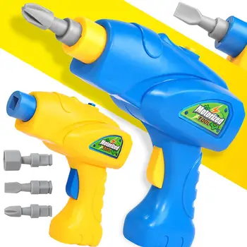 

Children Plastic Simulation Maintenance Tool Repair Electric Drill Tool Early Development Education Toys for Children No Battery