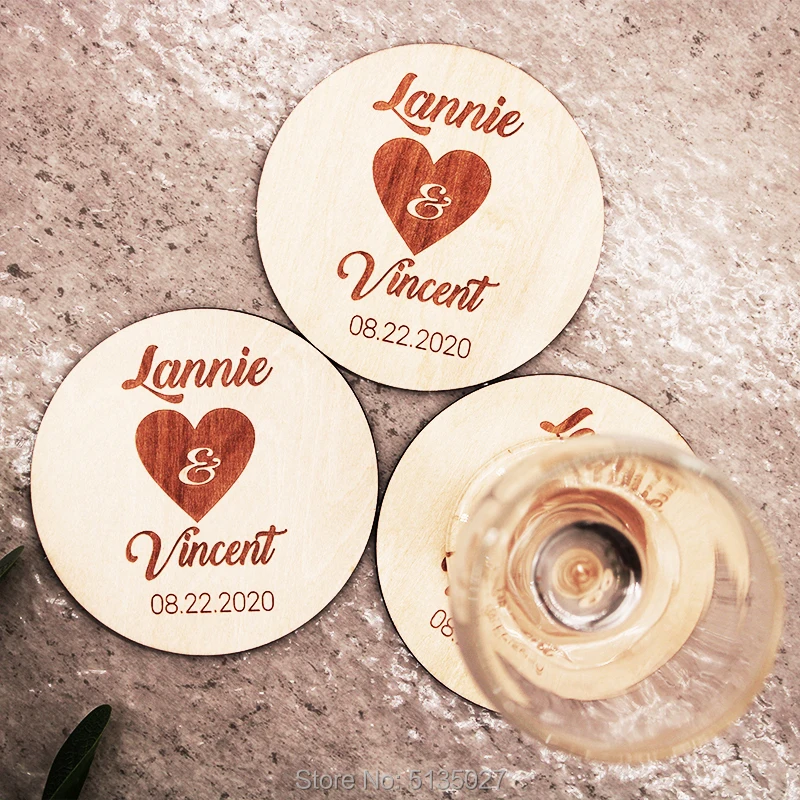 Свадебные сувениры в рустикальном стиле|Коврики и подложки| |