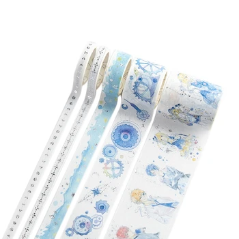 

5 Pcs/Set Gold Washi Tapel Chinese Style Masking Tape DIY Craft Japanese Paper Stickers Scrapbooking I