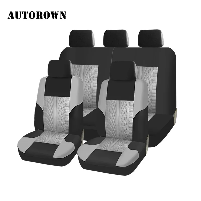 AUTOROWN Тканевые чехлы на сиденья автомобиля для Hyundai Toyota Mazda Kia Honda Chevrolet Lada