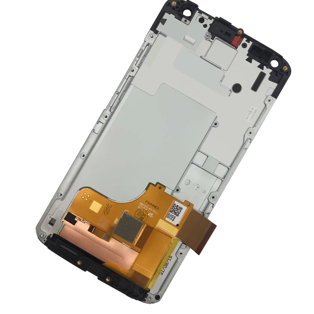 5,4" lcd s для Motorola MOTO DROID Turbo 2 XT1580 XT1581 XT1585 ЖК-дисплей с сенсорным экраном дигитайзер монитор сборка части+ рамка