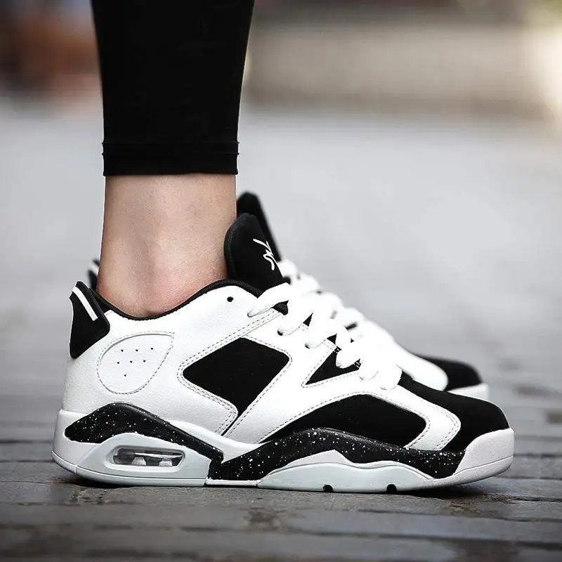 

Basketball Shoes Men High-top Sports Air Cushion Jordan Basketball Athletic Mens Shoes Comfortable Breathable Retro Sneakers