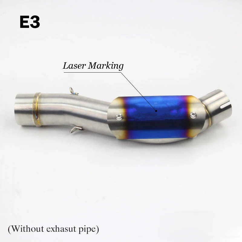 E3 S C laser 40-63 мм Диаметр мотоцикла глушитель из углеродного волокна протектор тепловой щит крышка защита от обжига крышка - Цвет: E3 S C laser