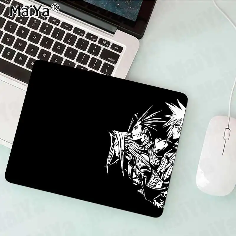 Not Lock Edge20x25cm Maiya Винтаж крутой Final Fantasy VII прочный резиновый коврик для мыши коврик большой коврик для мыши клавиатуры коврик - Цвет: Not Lock Edge20x25cm