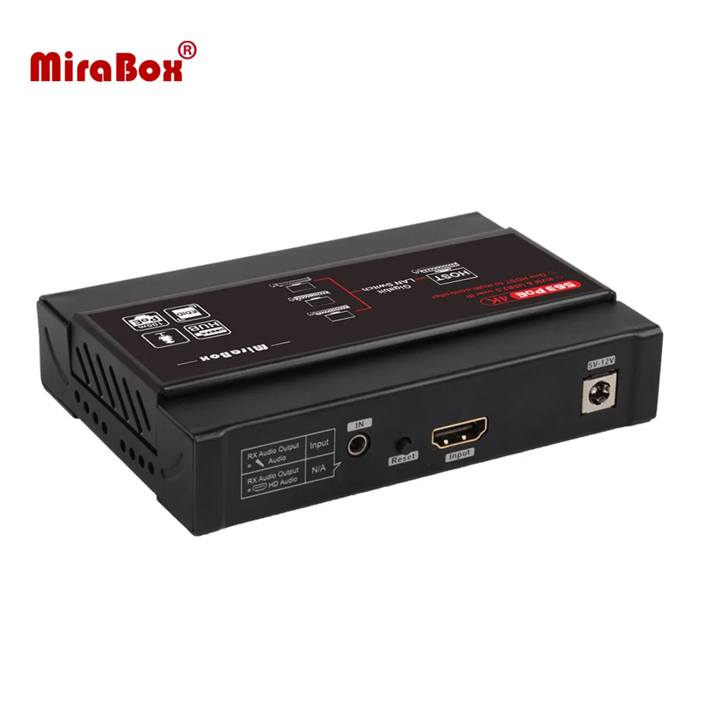 KVM-удлинитель Mirabox 100 м PoE 4K HDMI IP Cat5e/6 | Компьютеры и офис