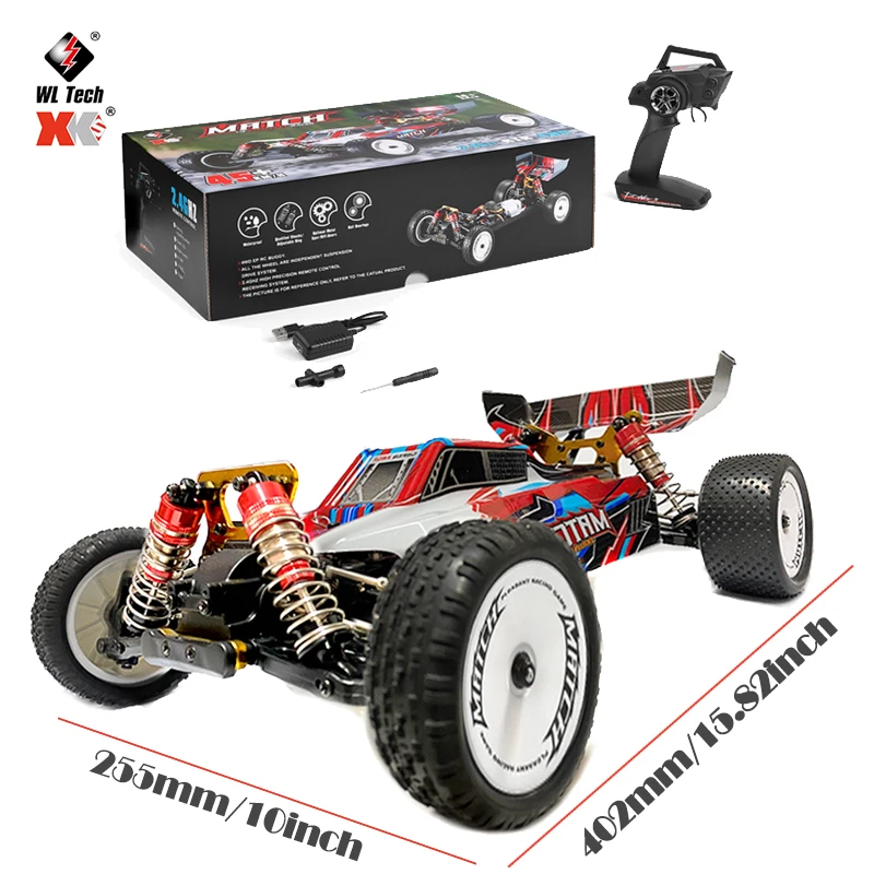 Coche RC wltoys Match Racer 104001 4x4 1:10 Metal Buggy (45km/h)