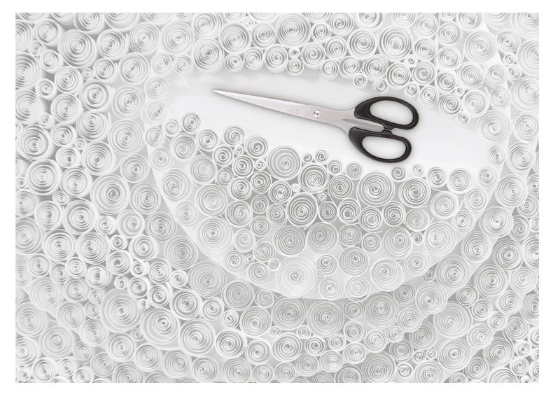 Deli 6009 Scissors 180 Size Office Home Scissors Stainless Steel Scissors Students Manual Scissor