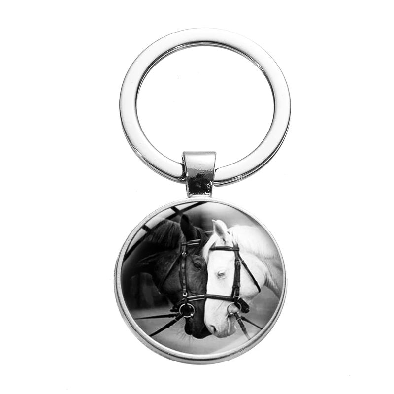 SONGDA Классическая Лошадь Подвеска с художественным изображением брелок элегантные животные металлический брелок для ключей автомобиля модная цепочка для ключей аксессуары ручной работы подарок - Цвет: Style 12