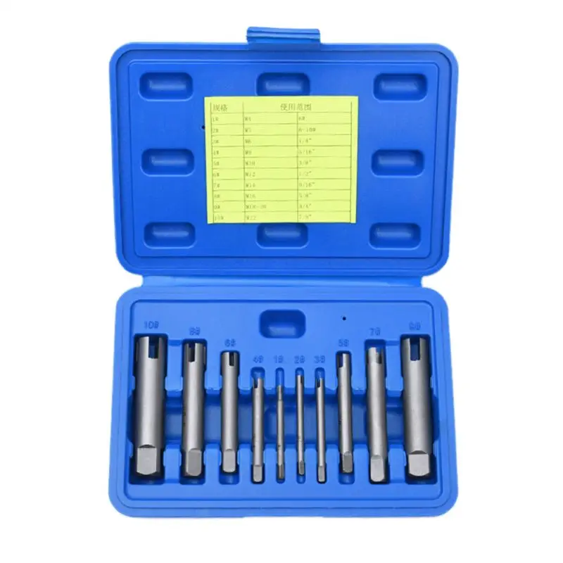 

1 Set Broken Tap Extractor Removal Tool Kit Guide Easy Out Wire Screw Tap Extractor Remover Tools M4-M24