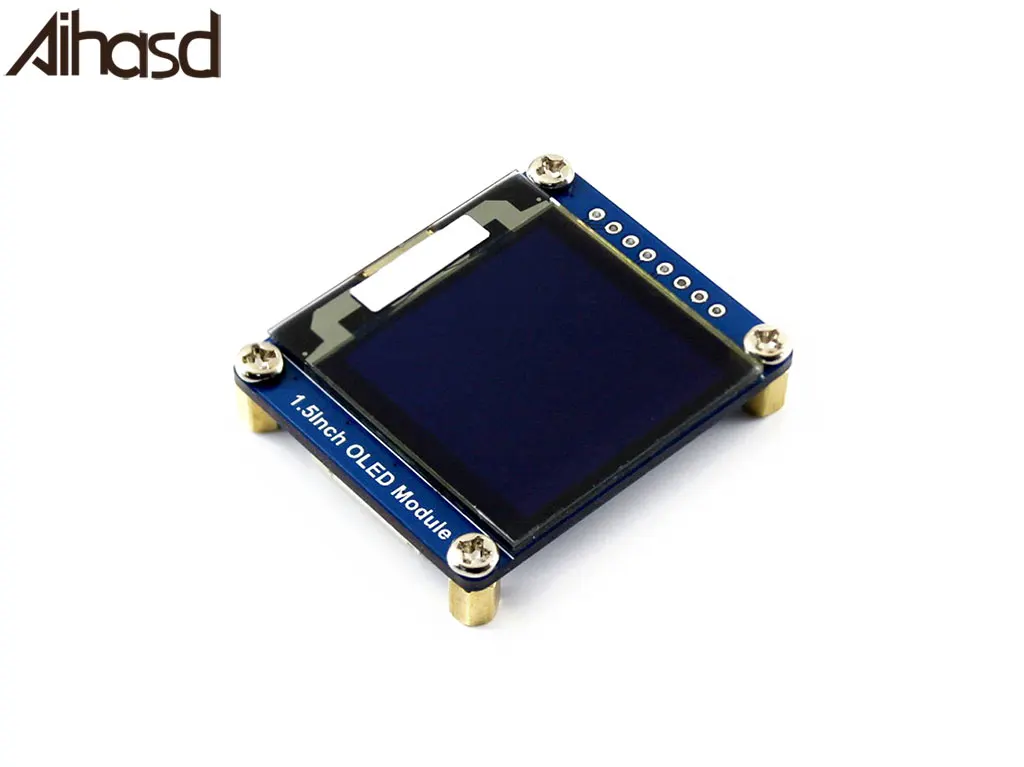 

Aihasd 1.5inch OLED Display Module White SSD1327 128x128 SPI I2C White 3.3V-5V for Arduino for Raspberry Pi