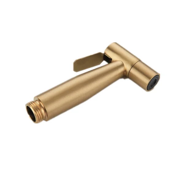 spray gun Античный матовый золотой набор для душа ручной распылитель для биде из нержавеющей стали кран для биде Shattaf клапан струйный набор душевая головка - Цвет: spray gun