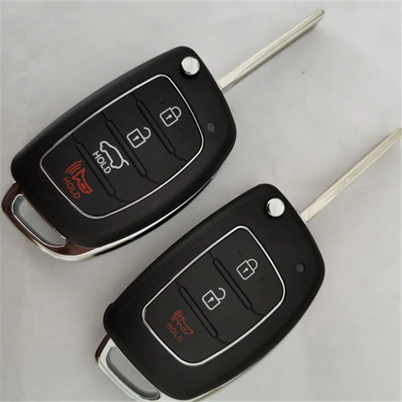 Раскладной чехол DAKATU для ключа пульта 2 + 1/3 1/4 кнопки Hyundai Mistra Accent HB20 Santa Fe IX35 IX45 I40