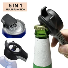 Multi Function Beer Bottle Opener 5 In 1 Open Tighten Bottle Lid Jar Can Openers For Arthritis Weak Hands Seniors Women Children