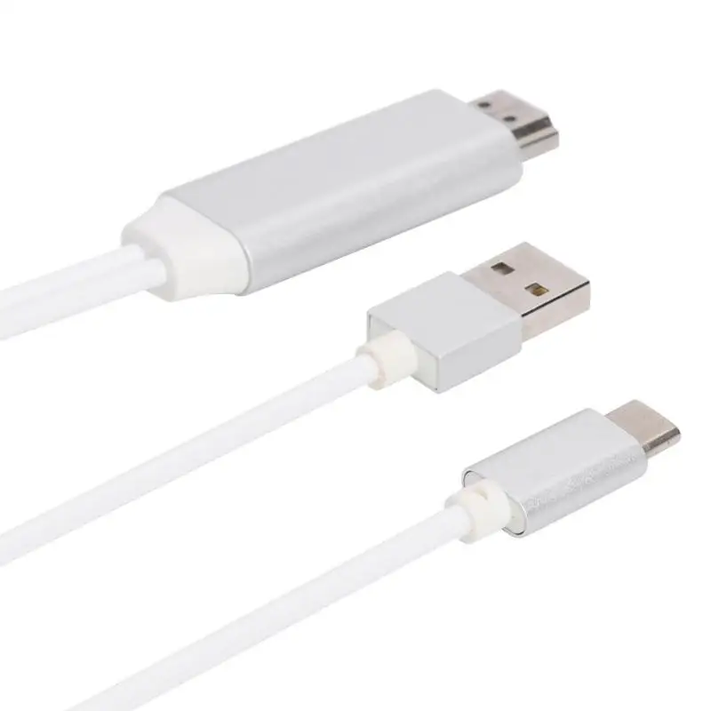 Тип C к HDMI видео кабели высокое качество Медь упорство портативный безопасности экран зеркального отображения ТВ ключ Airplay медиа стример