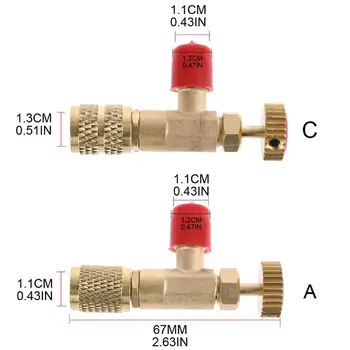 

R22/R410 Refrigeration Charging Adapter Connector Liquid Addition Accessories Home Air Conditioning Valve Tool Dropship