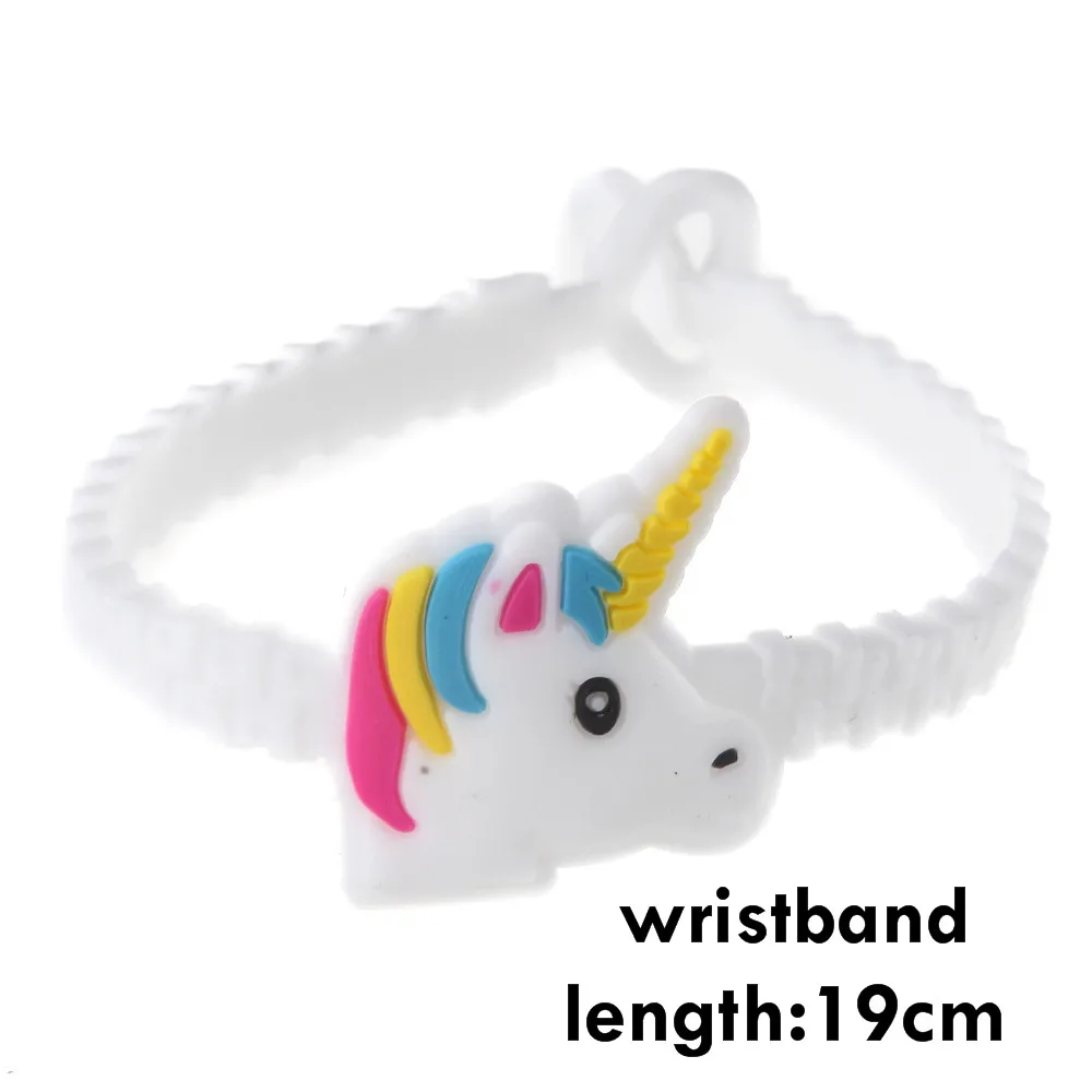 wristband1 Вечерние аксессуары для волос в виде единорога, блестящий бант, заколка для волос для девочек, милые детские шпильки в виде крыльев, ручная работа, радужная заколка для волос - Цвет: wristband1