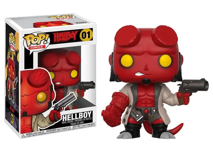 Экшн фигурки Funko Pop Comics Hellboy Flame Baron 01 # Коллекция виниловых фигурок куклы игрушки