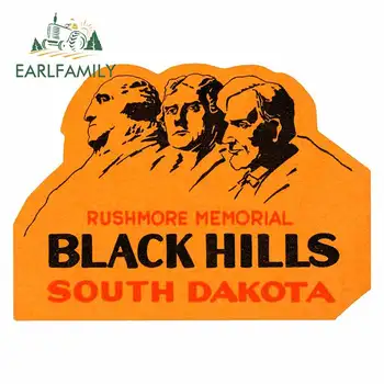 

EARLFAMILY 13cm x 9.2cm for Mount Rushmore Memorial Bumper Car Stickers Scratch-Proof Decal Windows Motorcycle VAN Decoration
