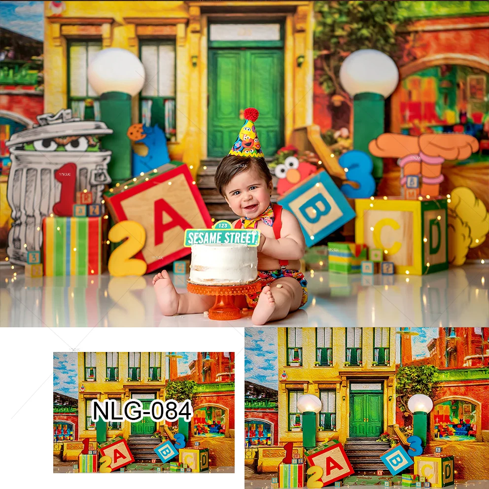 値段 セサミストリートのパーティーの背景学校に戻る幼稚園オンライン教育子供1歳の誕生日ベビーシャワー写真の背景 Background 保証内容 Hamamatsu Souzoku Jp