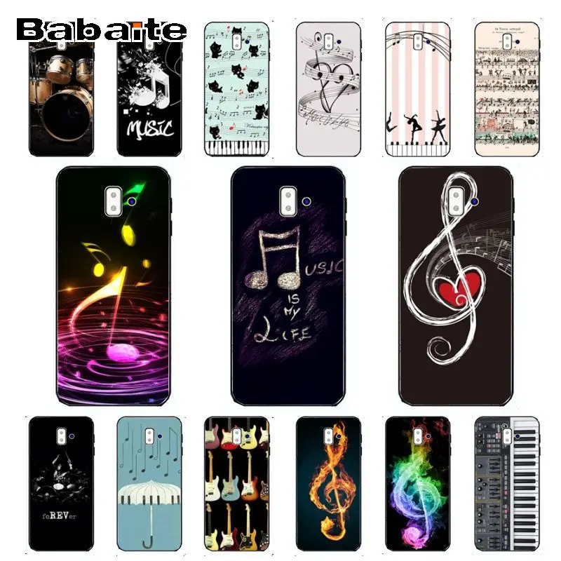 Чехол для galaxy j6plus 2018 Music Is My Love мягкий чехол телефона samsung Galaxy j6 plus A6 A8 A9 A10 A30 A50