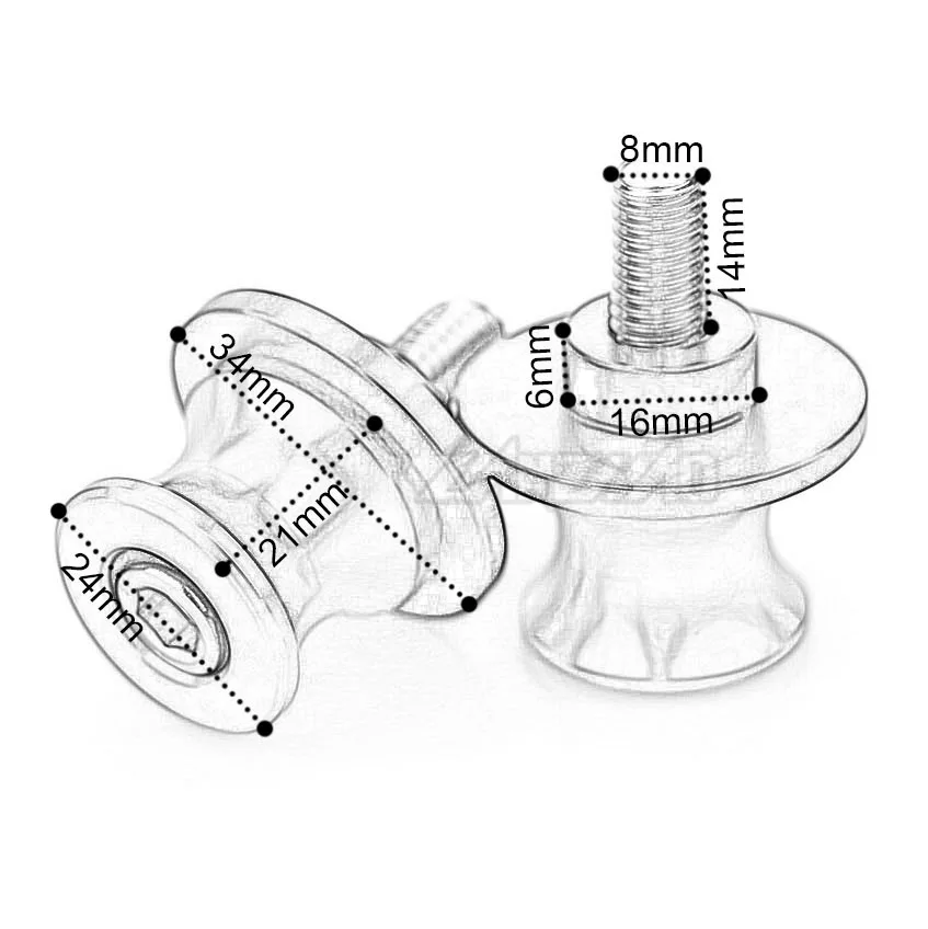 Z900 SWINGARM SPOOLS (11)