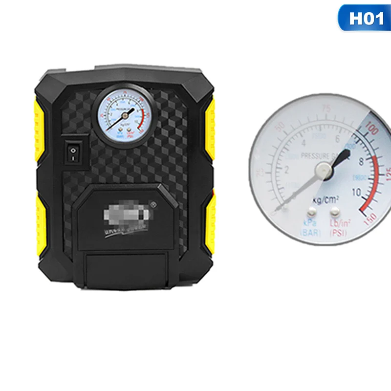 Digital Tire Inflator DC 12V Car Portable Air Compressor Pump Car Air Compressor for Car Motorcycles Bicycles - Название цвета: 1