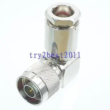 

DHL/EMS 20 Sets 1pce Connector N plug pin clamp RG8 LMR400 RG213 RG165 RG393 COAXIAL Right angle -C1