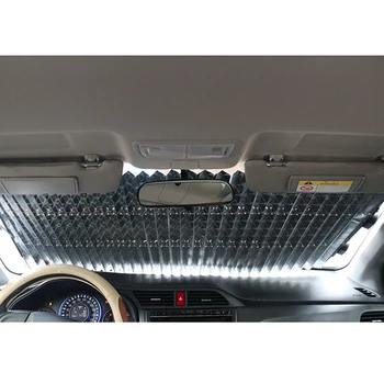 

Universal Sun Visor Aluminum 130-150cm Sun Shade Visor UV Protection Window Block