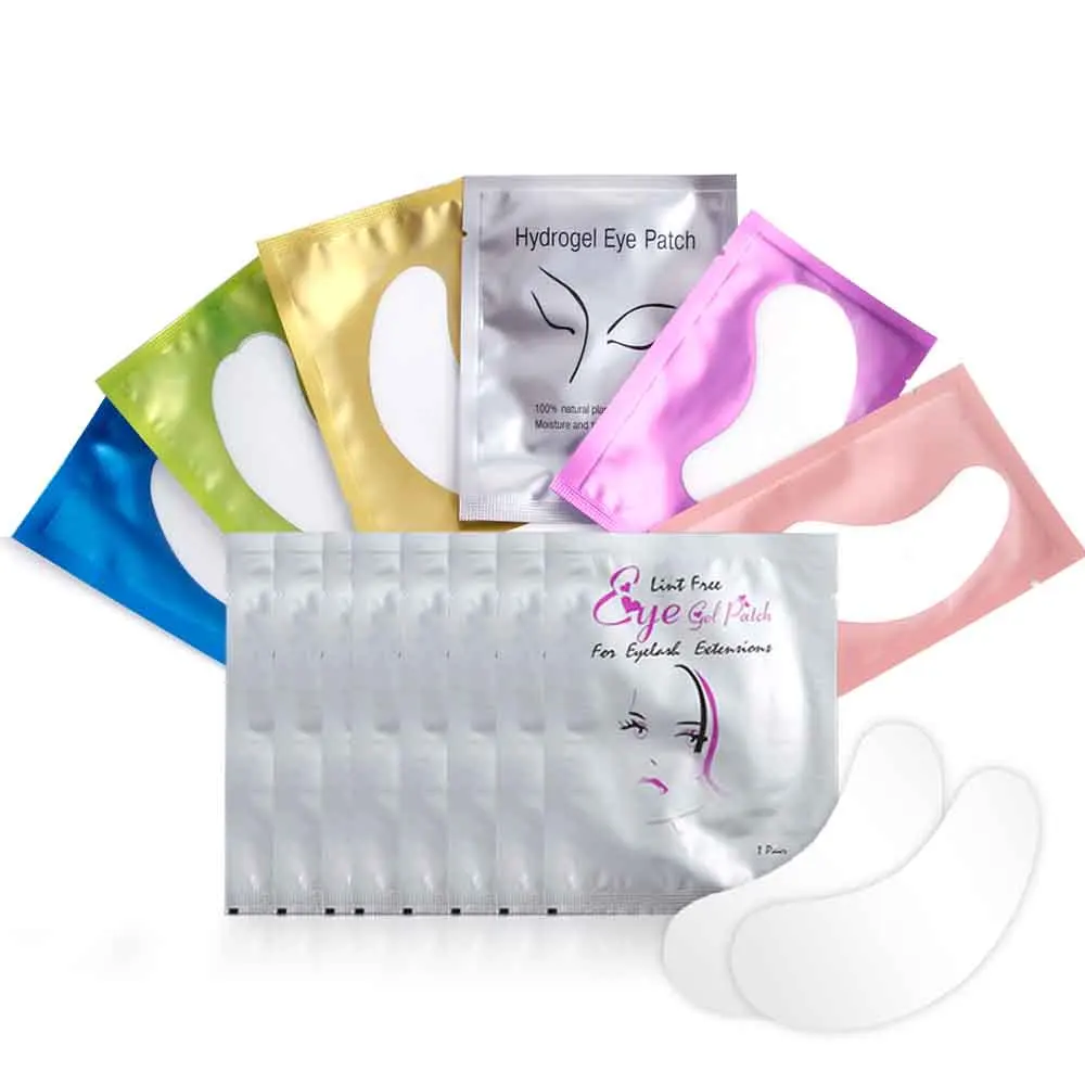 

200Pairs/Pack Eye Paper Patches For Eyelash Extensions Cosmetics Hydrogel Collagen Patches Under Eye Pads Sticker Makeup Tools
