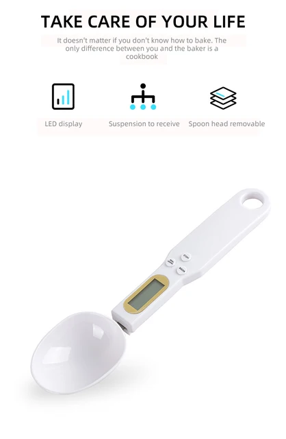 Kitchen Measuring Spoons Electronic Weighted Spoon — Aya Fiber Studio |  suzanne connors