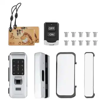 

Glass Door Remote Control Door Lock Keyless Electric Fingerprint Touch Keypad Gate Lock
