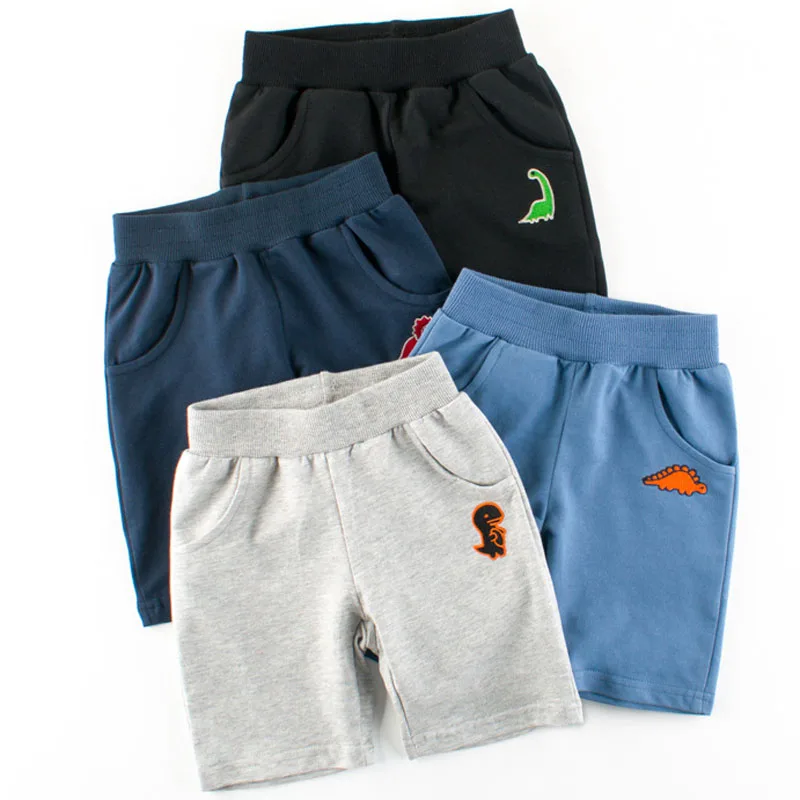 

Summer Beach Baby Infant Boy Cotton Shorts Casual Embroidery Children Pants Trousers Clothing Elastic Waist Cute Dinosaur ZSBY15