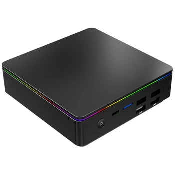 

Mini PC Windows10 4G+64G for Atom Z8350 Quad Core Up to 1.92 GHz with Dual WiFi 2.4G 5G Smart Computer (UK Plug)