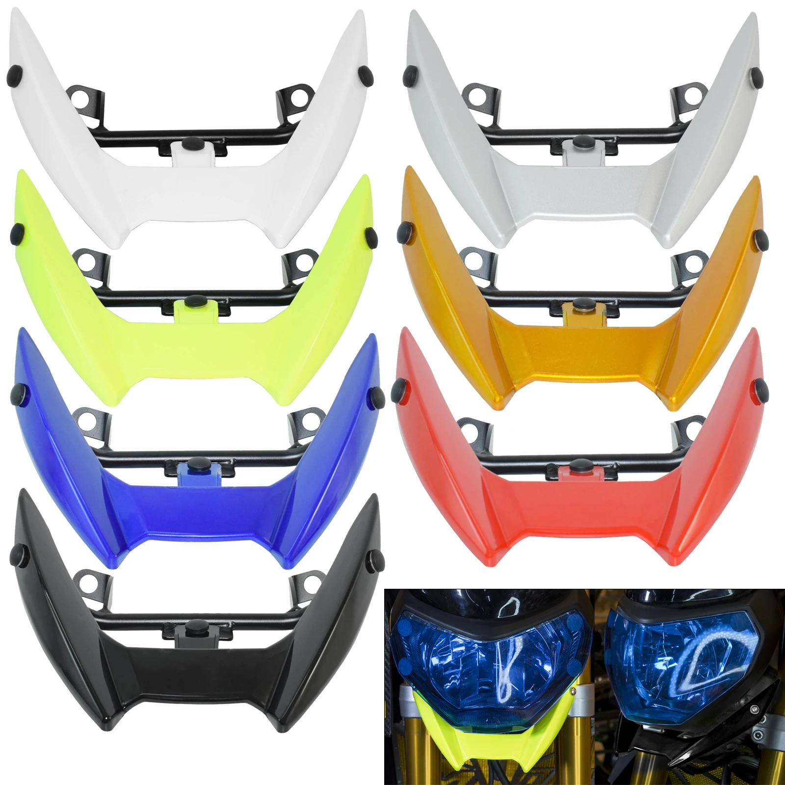 Front Beak Upper Fairing Headlight Headlamp Stay Bracket For YAMAHA MT25 MT03 MT-25 MT-03 2015 2016 2017 2018 2019 2020 2021 |