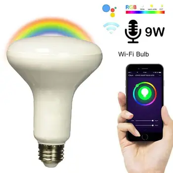 

E27 B22 WIFI Smart LED Bulb Bar Decoration Super Bright LED Lamp Party APP Remoto Control Durable Home Light Bedroom RGBW