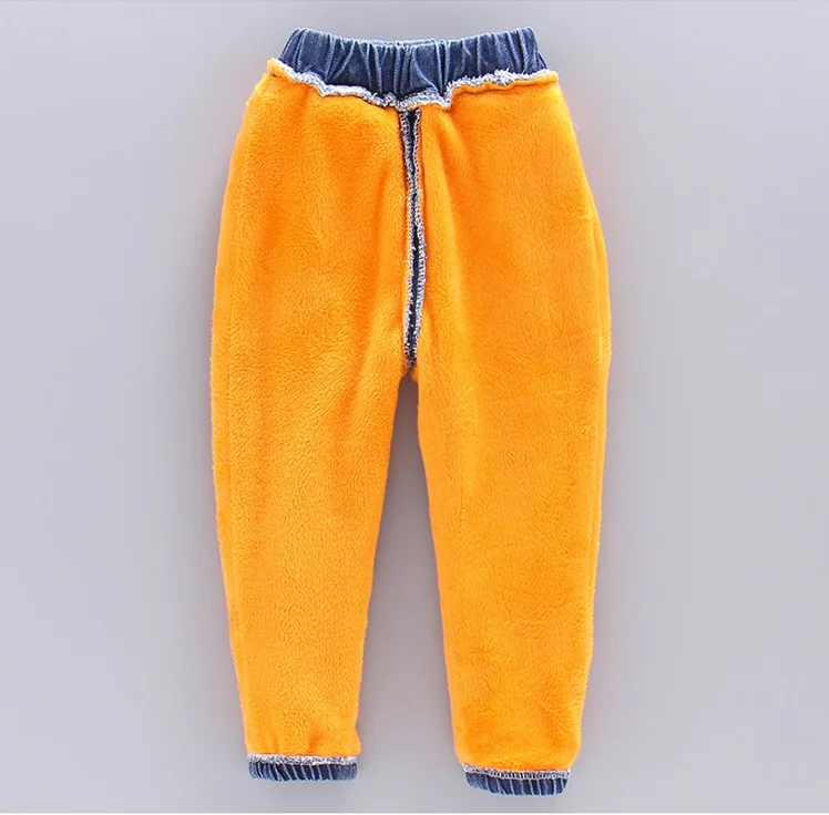 Boys warm pants winter kids casual cotton thick velvet trousers for baby boys children sports snow wear clothing boys outfits