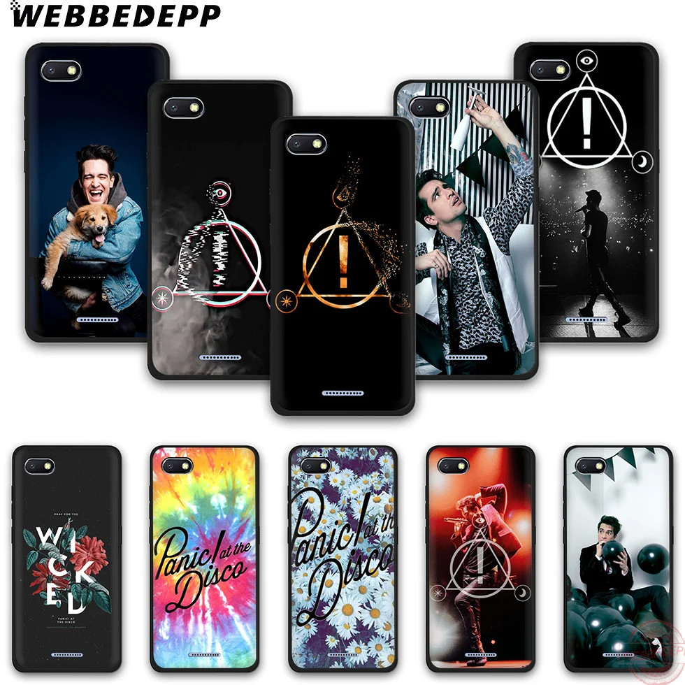 WEBBEDEPP Panic At The Disco Fashion Soft Silicone Phone Case for Redmi Note 6Pro 7Pro 4A 4X 5 5A 6A 8A 7 S2 note 8 |