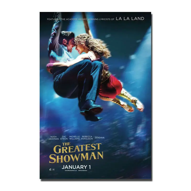 The Greatest Showman Hot Movie 7 Silk Fabric Wall Poster Art Decor Sticker Bright | Дом и сад
