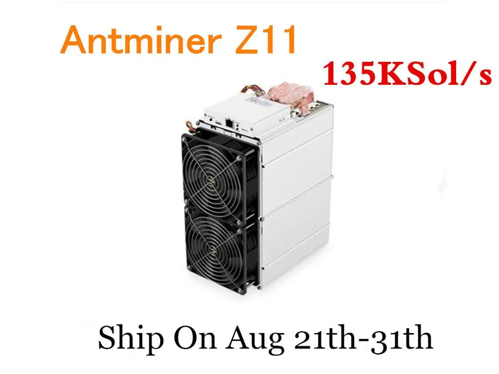Майнер Equihash Antminer Z11 135k Sol/с ZCASH майнинг ZEC ZEN лучше Innosilicon A9 S9 S11 S15 Z9|Блок-чейн/майнер| |